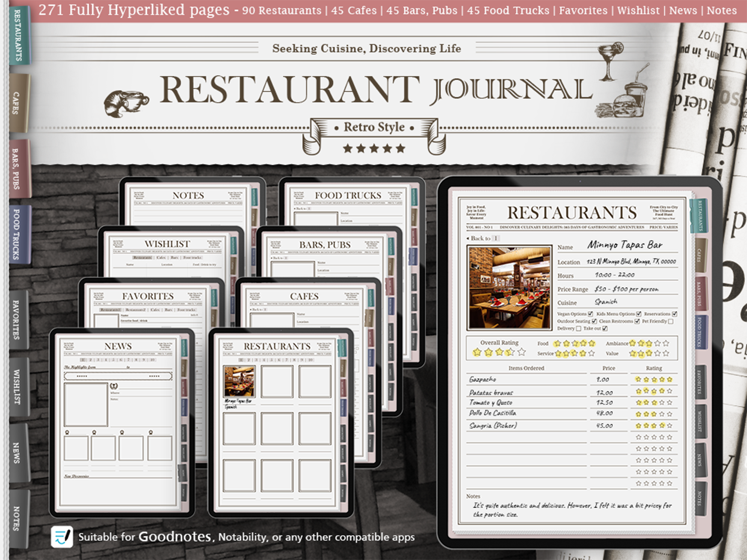 Restaurant Journal
